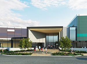 Lightsview Indoor Recreation Hub Entrance