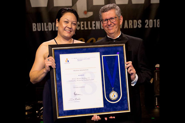 HiVIZ Building Excellence Awards Outstanding Woman in Construction Award Winner - Melisha Willington